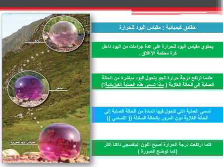 بوربوينت درس كيمياء