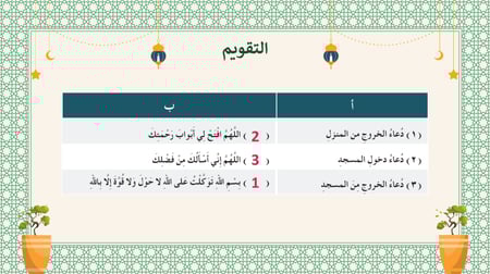 حل كتاب الدراسات الاسلامية خامس ابتدائي الجزء الأول