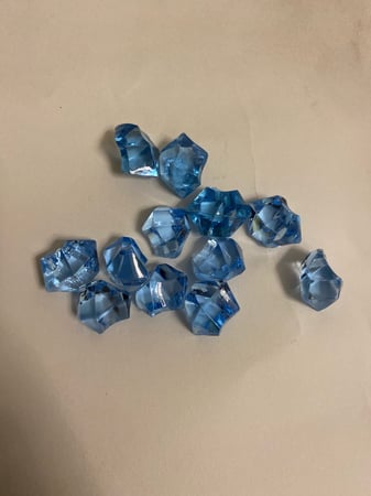 كرستال لون ازرق مقاس وسط