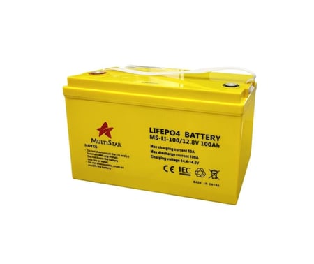 بطارية ليثيوم 100 أمبير 12,8 فولت ضمان سنة الصين