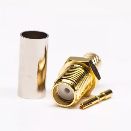عدد 10 رأس SMA مؤنث لسلك RG5 RG6 5D-FB LMR300