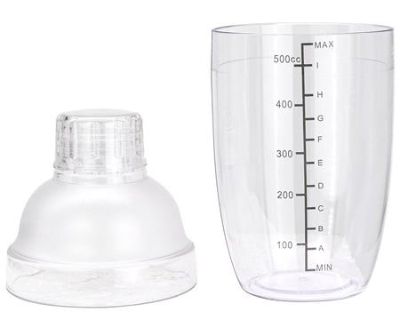 شيكر شفاف سعة 500 مل