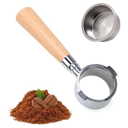 بورتافلتر قهوة مكشوف مقبض مع باسكت بقطر 51ملم