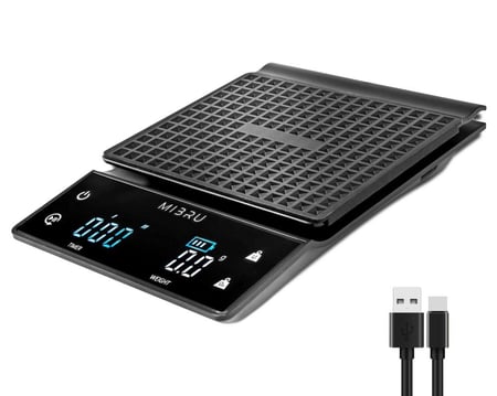 مجموعة ادوات V60 بكج 11 في 1 مع شنطة قهوة حجم صغير