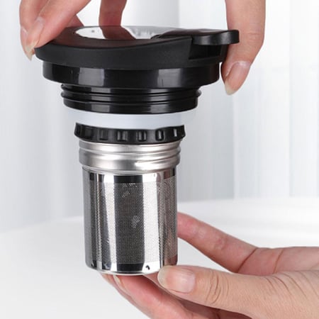 ابريق تقديم حافظ للحرارة 1000 مل مع مقياس حرارة احمر