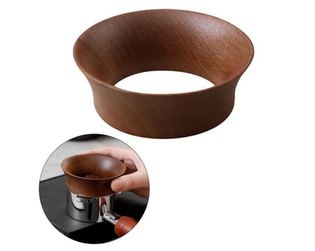 حلقة توزيع رينق قهوة خشبي مع مغناطيس - بني| RING