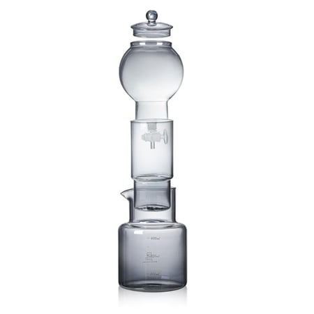 محضرة القهوة الباردة كولد برو الزجاجية اسود