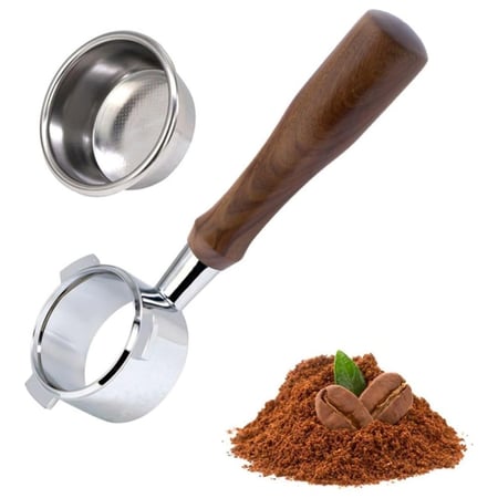 بورتافلتر قهوة مكشوف مقبض مع باسكت بقطر 51ملم