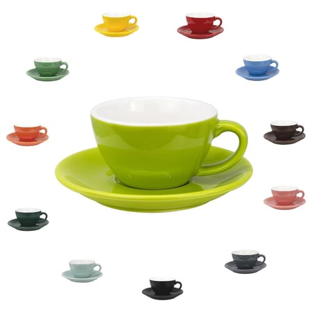 كوب قهوة مع صحن بستاشيو 250 مل