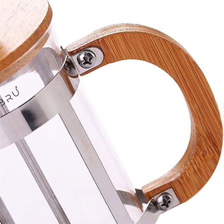 فرنش بريس زجاجي أداة صنع القهوة الفرنسية بالكبس - سعة 600مل