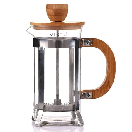 فرنش بريس زجاجي أداة صنع القهوة الفرنسية بالكبس - سعة 600مل