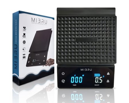 ميزان قهوة الكتروني بشاشة لمس اسود