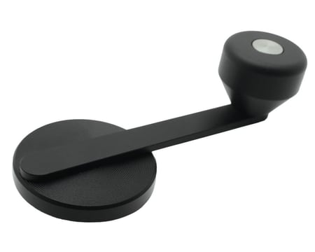 مطحنة قهوة كهربائية بنواه ستيل مع ساعد للطحن اليدوي