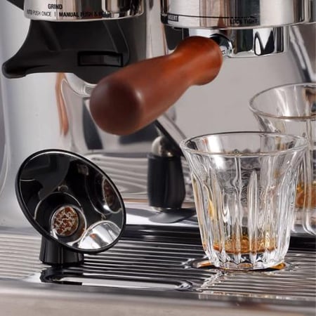 مرآة محدبة لمتابعة استخلاص الاسبريسو