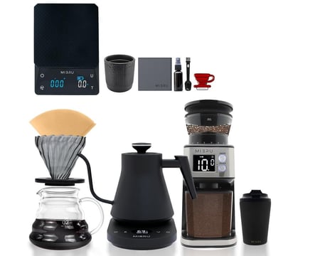 بكج v60 مع غلاية قهوة