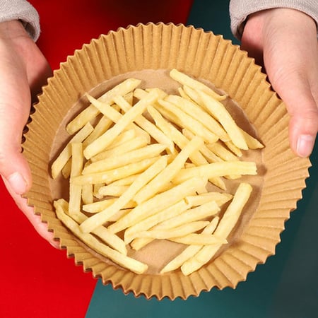 ورق مقلاة هوائية عدد 100 قطعه مقاس 16cm×4.5cm