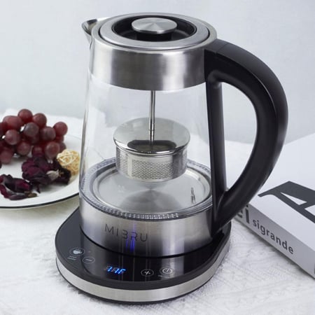 ابريق تحضير الشاي الكهربائي مع خاصية تحديد درجة الحرارة و التسخين