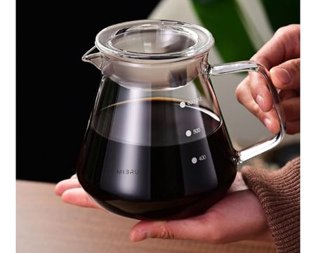 سيرفر قهوة V60 زجاجي 600 مل