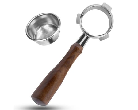 بورتافلتر قهوة مكشوف مقبض مع باسكت بقطر 51ملم