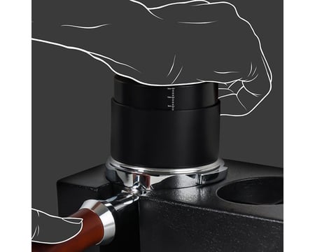 مكبس تامبر احترافي مع مفكك تكتلات مقاس 51 مم