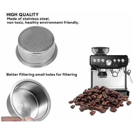 سلة قهوة باسكت مكشوف دبل شوت مقاس 51مم السعة 16-18 جرام