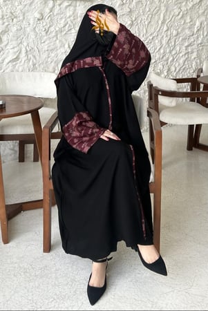 عباية كشميري خمري