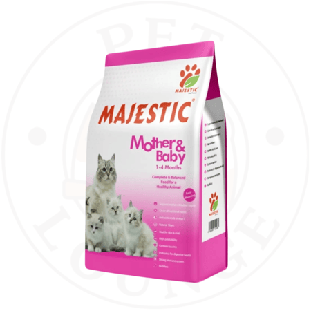 طعام جاف للام المرضع والقطط الصغيرة - Majestic M&B