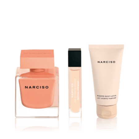 طقم نارسيسو عنبر اودي برفيوم نسائي 90 مل