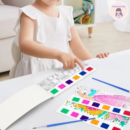 كتاب الألوان المائية ️