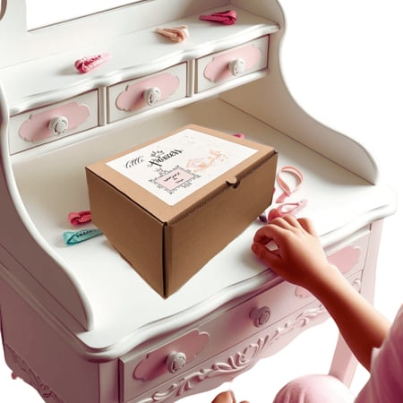 بكس أحلام أميرة الدمى مناسب من عمر ٣ لـ٧  سنوات