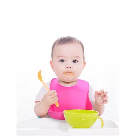 جديد مريلة من السيلكون مقاومة للماء والأكل