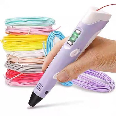 قلم التلوين لرسم 3D مع 3 الوان