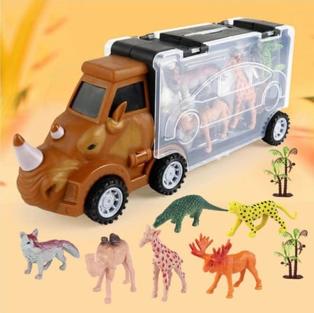 لعبة شاحنة وحيد القرن البرية