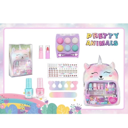 حقيبة ظهر لطيفة مع  مكياج  للاميرة