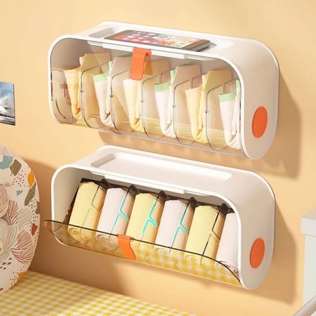 قطعة منظم ملابس داخلية وجوارب للدولاب او الحمام