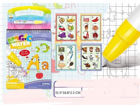 كتب تلوين سحرية بالماء تستخدم اكثر من مرة  متنوع للاطفال