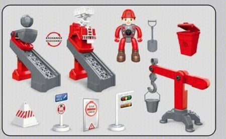 لعبة تركيب سيارات الاطفاء الذكية