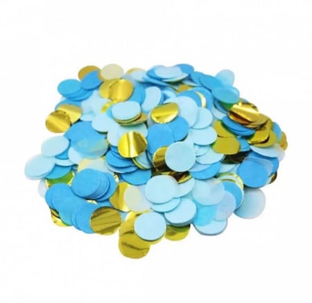 بالونة تحديد نوع المولود مع قصاصات ورق الكشف عن نوع المولود ( أزرق / وردي)