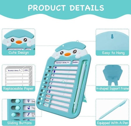 لوحة تخطيط المهام اليومية للتنظيم