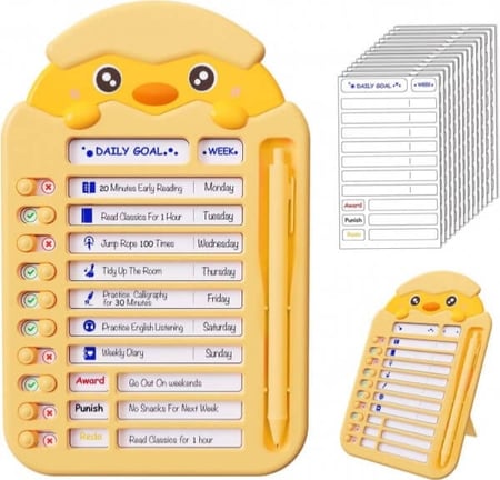 لوحة تخطيط المهام اليومية للتنظيم