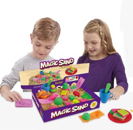 لعبة الرمل 750 جرام لصناعة اشكال فواكه