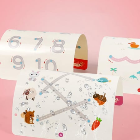 الواح تدريب للاطفال وتمارين متنوعة قابل للمسح