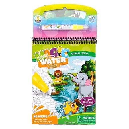 كتب تلوين سحرية بالماء تستخدم اكثر من مرة  متنوع للاطفال