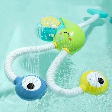 مروش استحمام مزدوج على شكل حلزون ( لعبة استحمام)