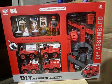 لعبة تركيب سيارات الاطفاء الذكية