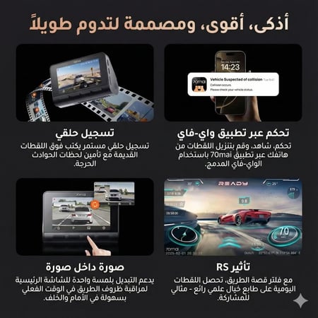 داش كام 70mai a810s 4K