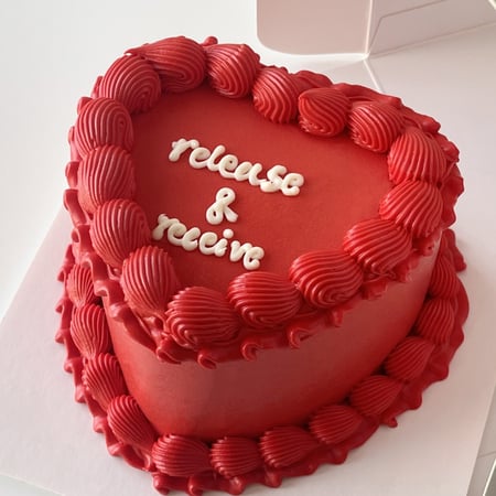 6inch Mini Heart Cake