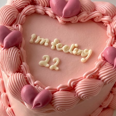 6inch Mini Heart Cake