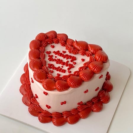 6inch Mini heart cake