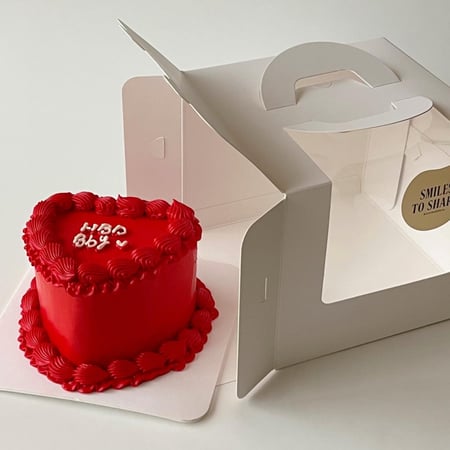 6inch Mini Heart Cake